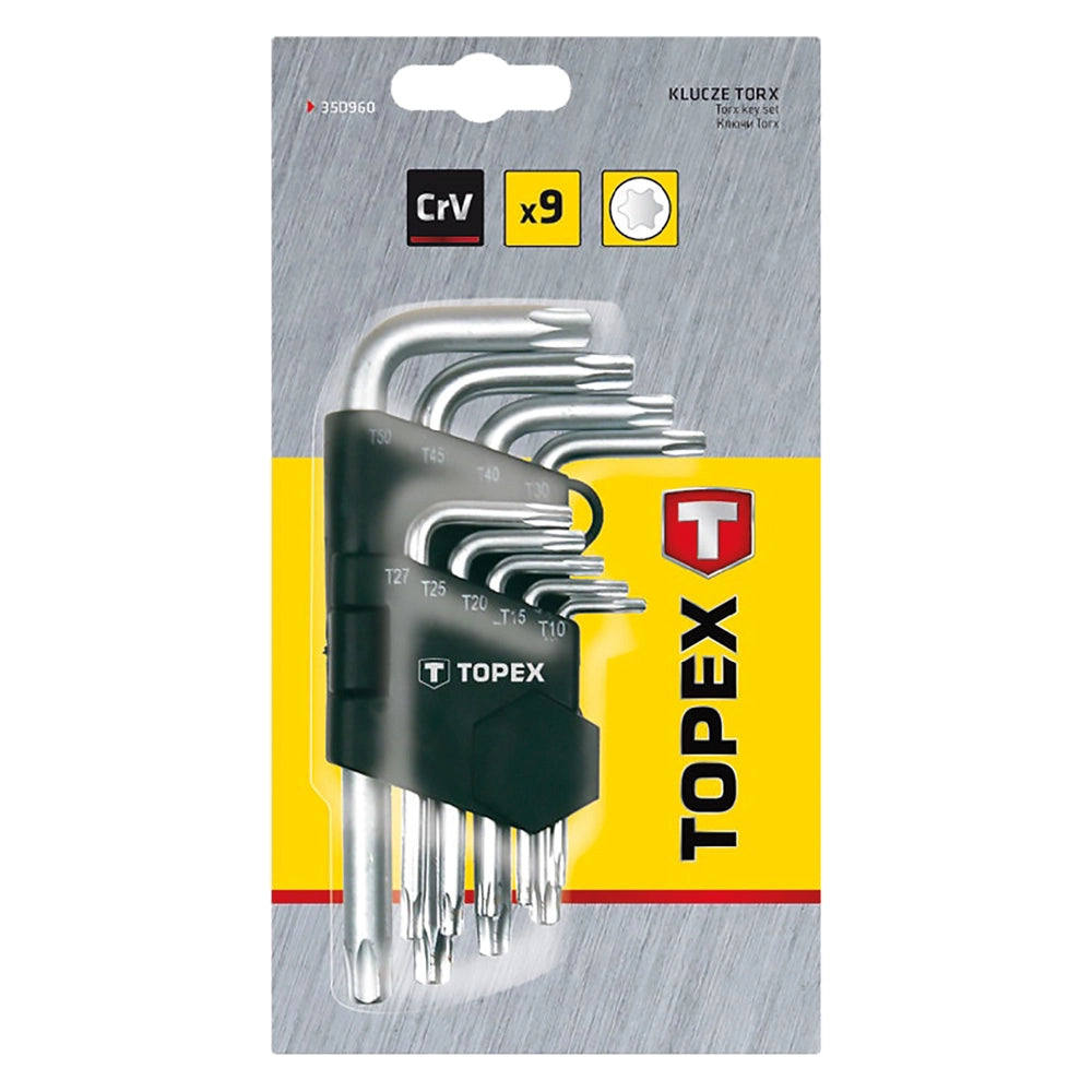 CHIAVI TORX 9 pz  - TOPEX