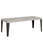 Tavolo allungabile 200/460x90 cm Flame cashmere gambe antracite