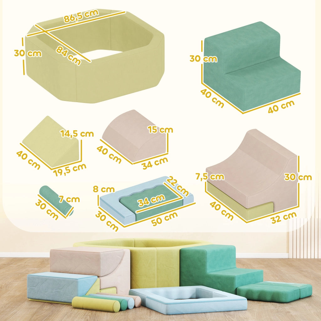 Piscina a palloni per motricit¨¤ ¨C zephmum ¨C 160x137.5x30 cm multicolore