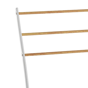 Porta asciugamani LACOMB in metallo nero opaco da terra