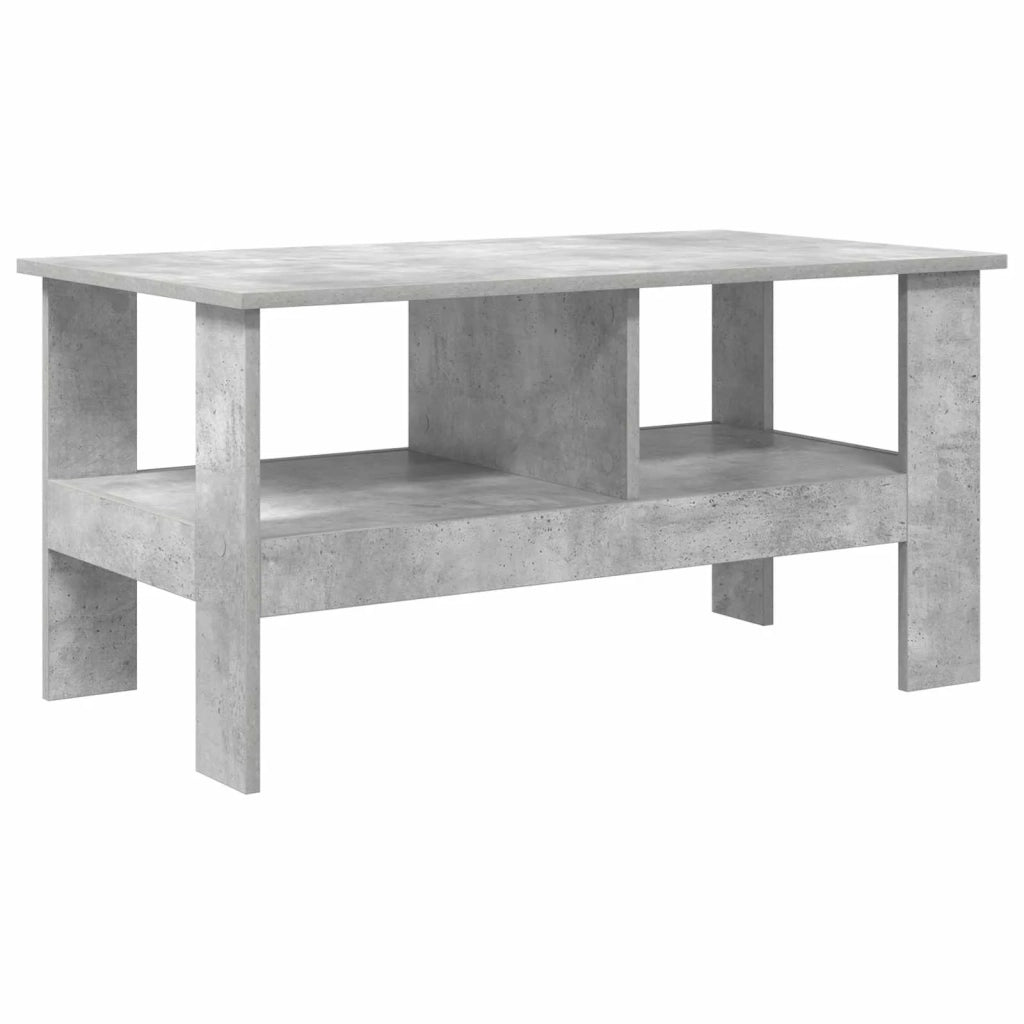 Tavolino da salotto Grigio cemento 90 x 50 x 45 cm 8000255