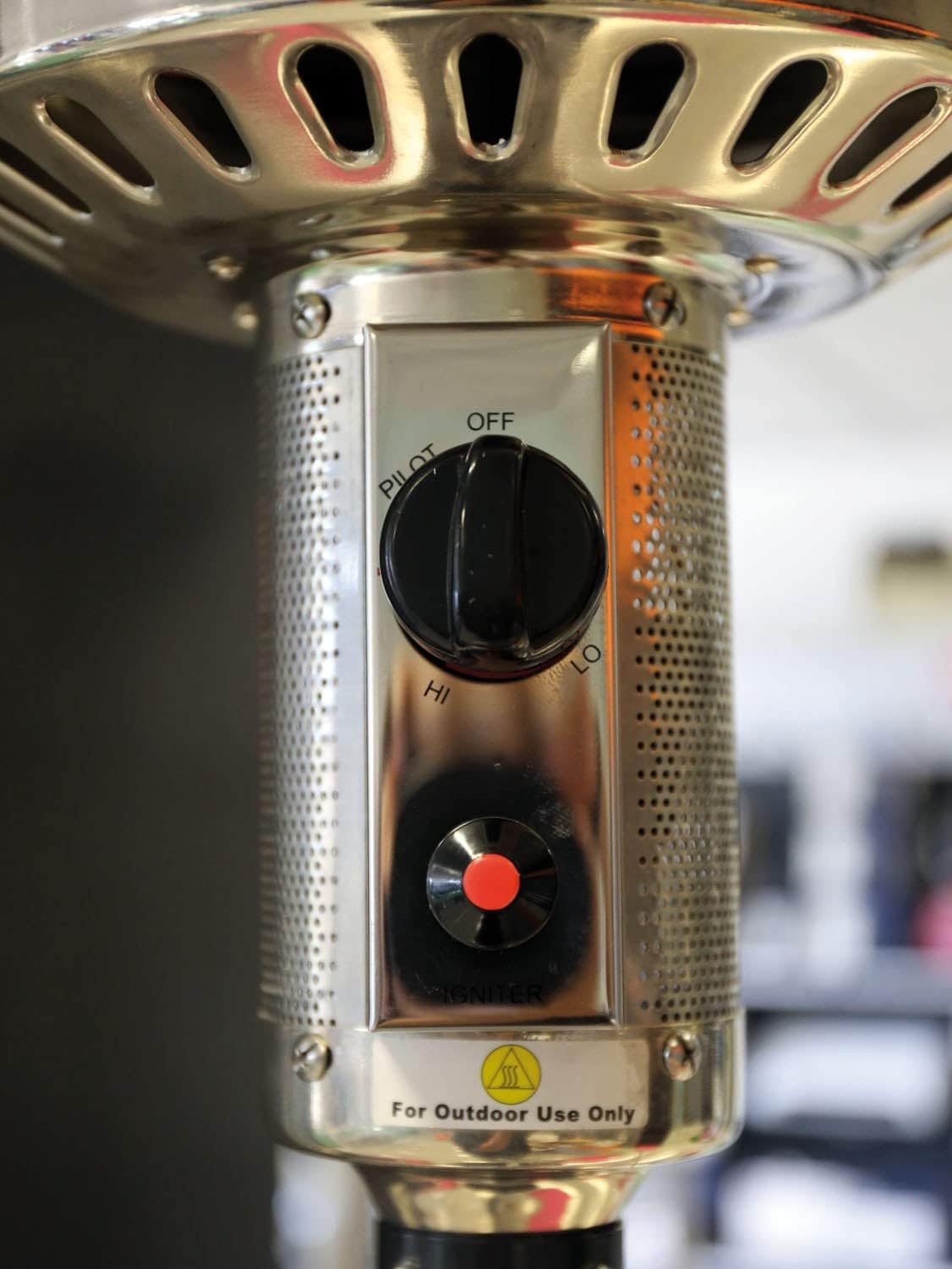 STUFA A GAS PER ESTERNI TERMOPATIO GAS NIKLAS BIANCO - 81xH221 CM