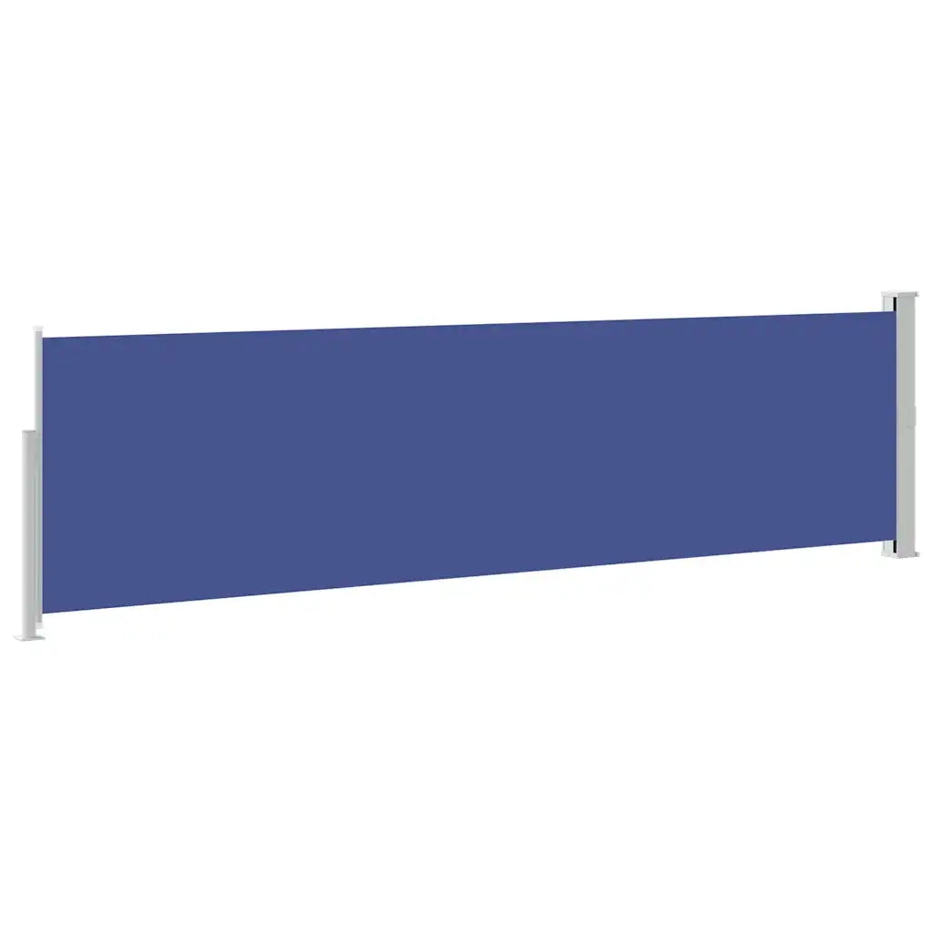 Tenda Laterale Retrattile per Patio 140x500 cm Blu 48396