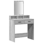 Toeletta | Tavolo da Trucco con cassetto Grigio Sonoma 79 x 41 x 140 cm