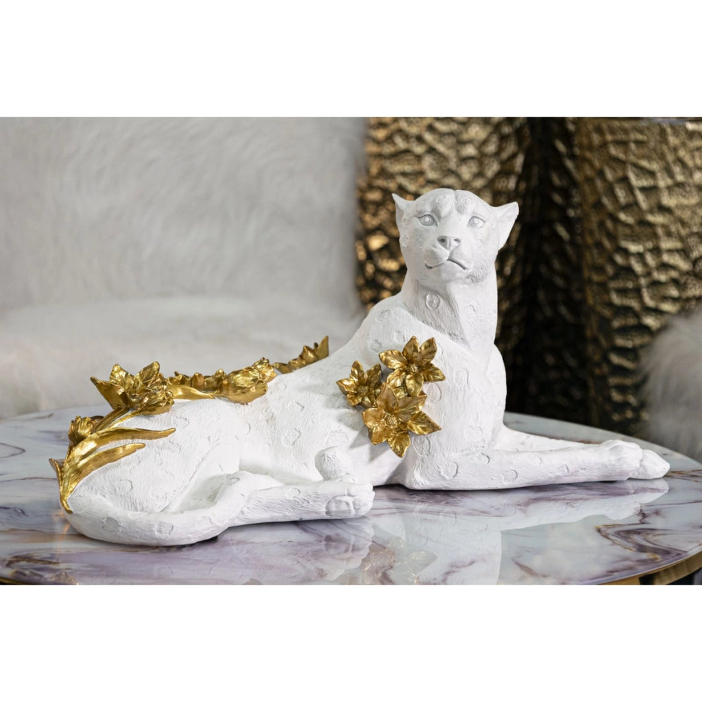 Scultura VKH368, Bianco, Poliresina, 53x21,5x24 cm