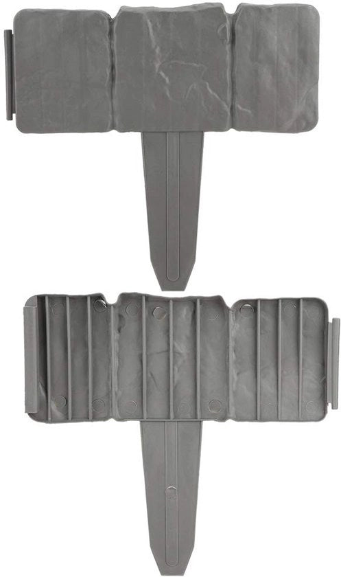 Set di bordi per giardino da 10 - Opvougbile - PP - Raccordo di bordo - Recinzioni per giardino - Per prati e aiuole - Recinzione per giardino

Specifiche tecniche:
- Materiale: PP
- Set: 10 pezzi
- Opvougbile