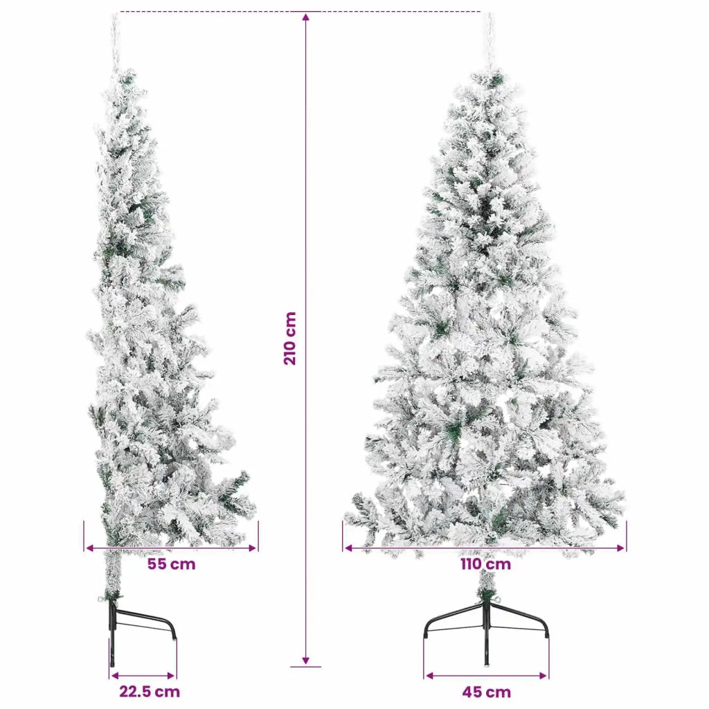 Albero di Natale artificiale 210 cm PVC e Acciaio 42055198