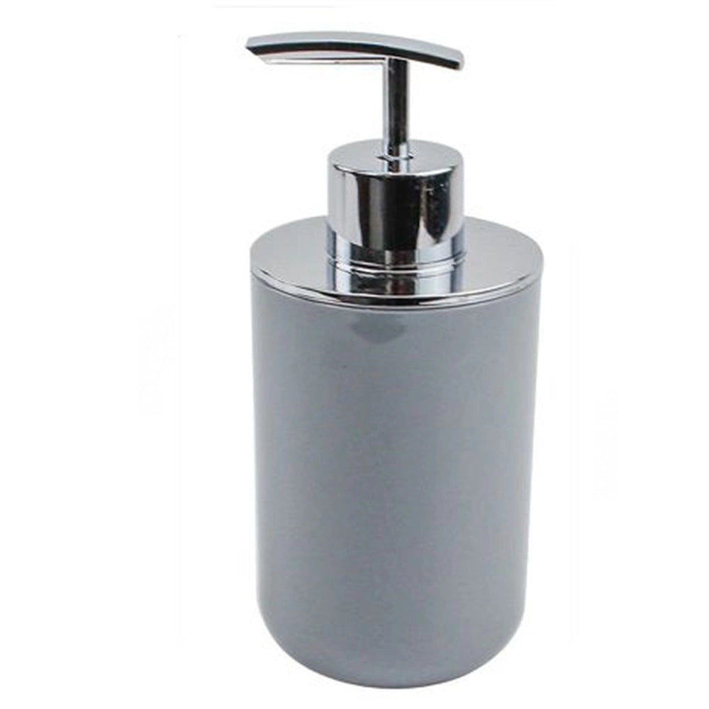 Trade Shop - Dispenser Porta Sapone Liquido Grigio Chiaro Per Ricambio Accessori Bagno 69469 -