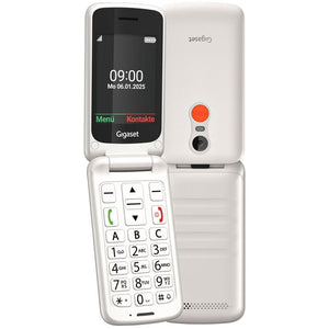Gigaset gl595 (bianco) - telefono cellulare senior clamshell - SIEGL595W