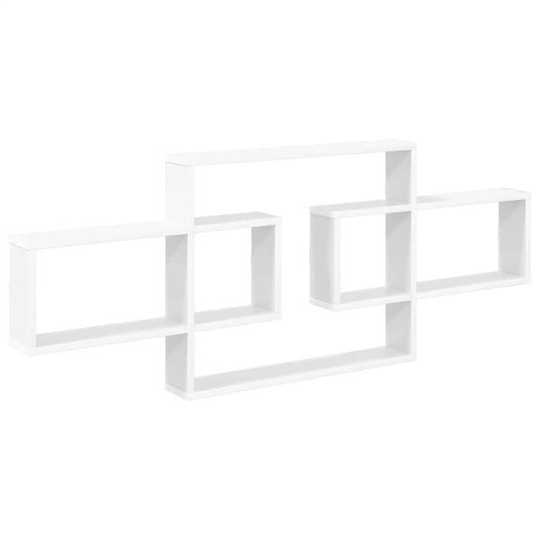 Scaffale da parete Bianco 130 x 10 x 50 cm Legno ingegnerizzato 8012452