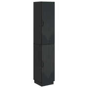 Set di armadi 2 pcs Nero Legno ingegnerizzato 3416791