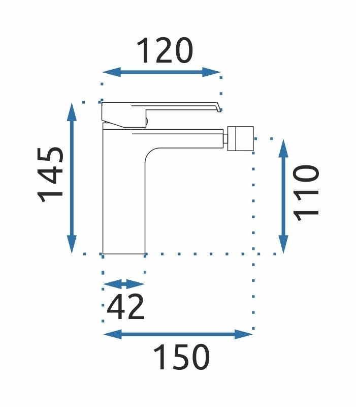 Rubinetto Da Bidet Rea Hass Gold
