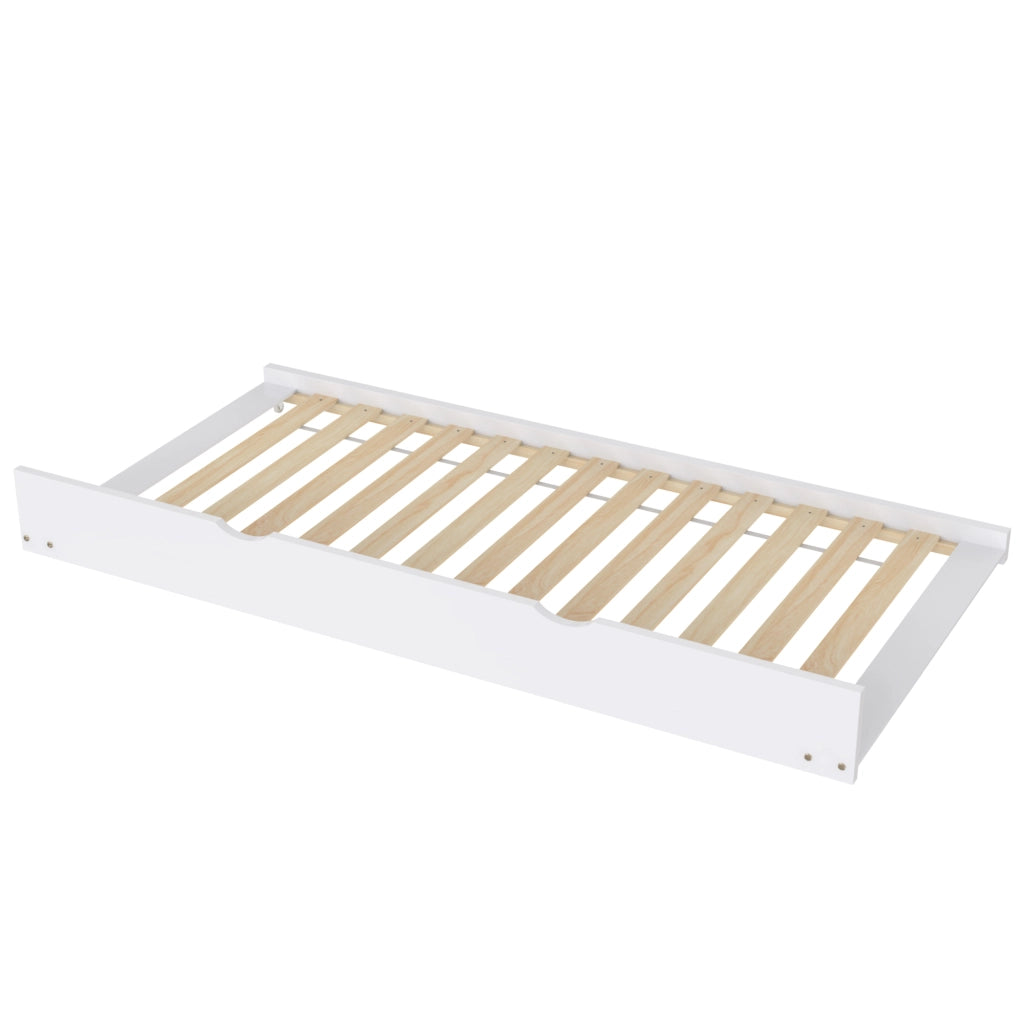 LETTO a castello estraibile 90x200 cm legno massello bianco