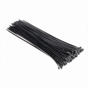 Trade Shop - Set 100 Pz Fascette Serracavo Autobloccanti In Nylon Nero 4.8mm X 300mm 48-300-n -