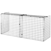 Parafuoco per Camino Regolabile 81,5-160x44x68 cm Nero ¨C Zephmum ¨C Nero Metallo