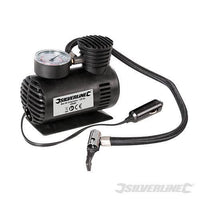 Mini compressore ad aria per pneumatici 12V / CC Silverline