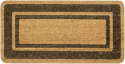 Zerbino Cocco Naturale Esterno Porta Entrata Retro Antiscivolo Raschiafango 40X80 Cm Marrone