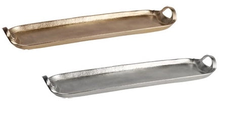 1 Pezzo Vassoio da Cucina in Metallo Rettangolare 61 x 15 x 5 cm 2 Colori