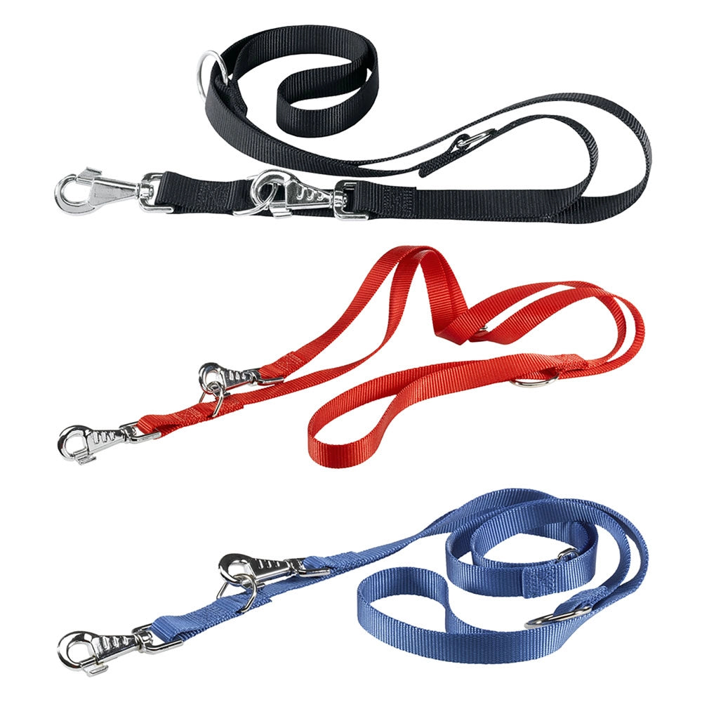 GUINZAGLIO ADDESTRAMENTO PER CANE 'CLUB GA' cm 200  x mm 20 - rosso- 2 pezzi  - FERPLAST