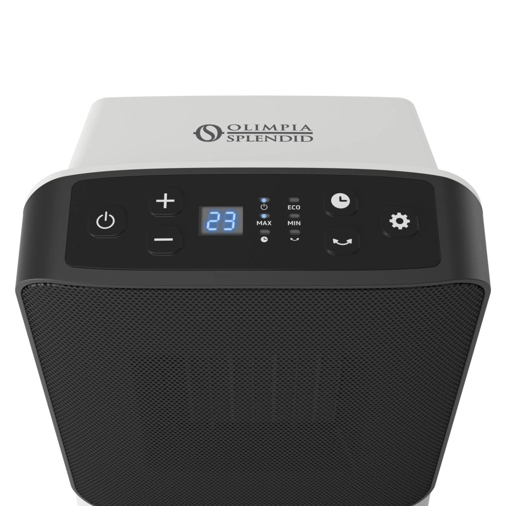 Olimpia Splendid Caldo Trendy Interno Nero, Bianco 1800 W Riscaldatore ambiente elettrico con ventilatore