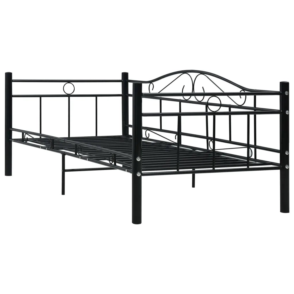 Telaio Divano letto | Sof¨¤ letto | Letto singolo Nero in Metallo 90x200 cm