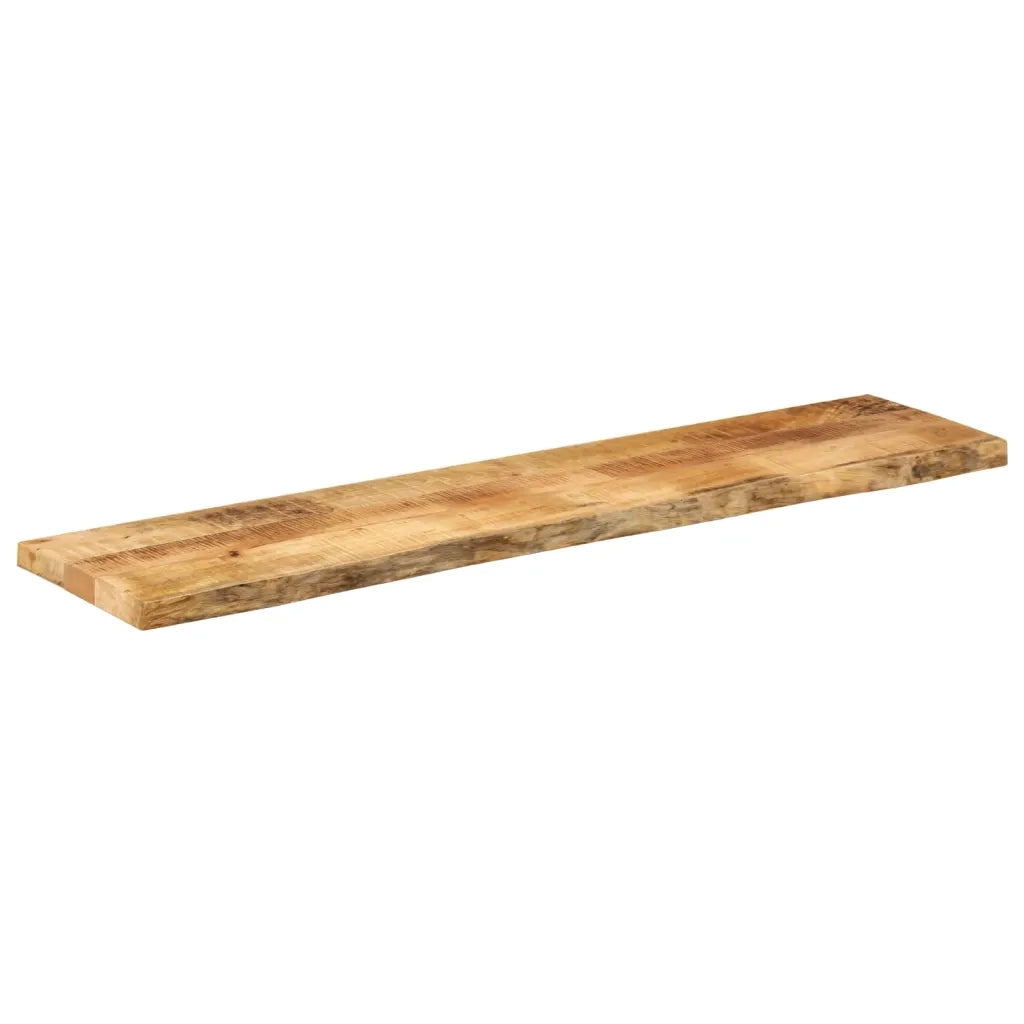 vidaXL Piano Tavolo 160x30x2,5 cm Bordi Vivi Legno di Mango Grezzo