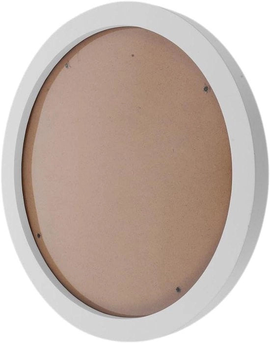 Lanterna a forma rotonda 20x20 - Legno - Bianco - Decorazione Moderna per Parete