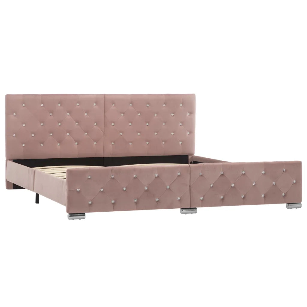 Giroletto Rosa in Velluto 180x200 cm 286828