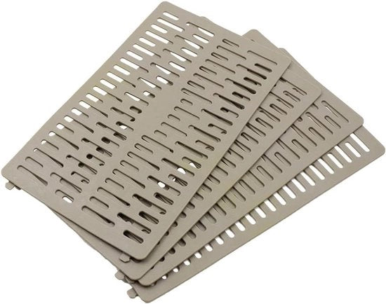 Protezione per rami in plastica con illuminazione verde - Protezione espandibile per rami con uncini di fissaggio - Set da 4 pezzi - 20 cm