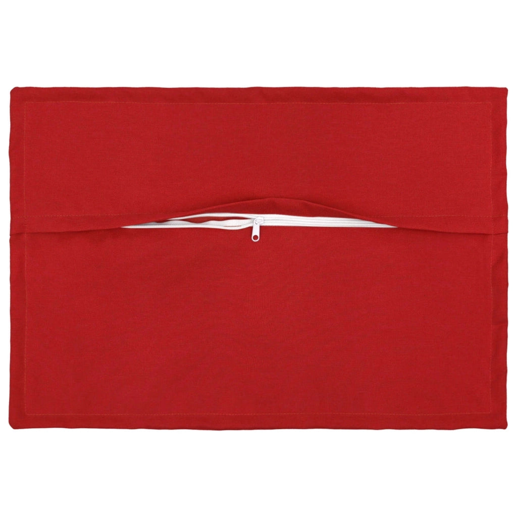 Federa 6 pcs HOUTEN Rosso 40 x 60 cm Lino 917447