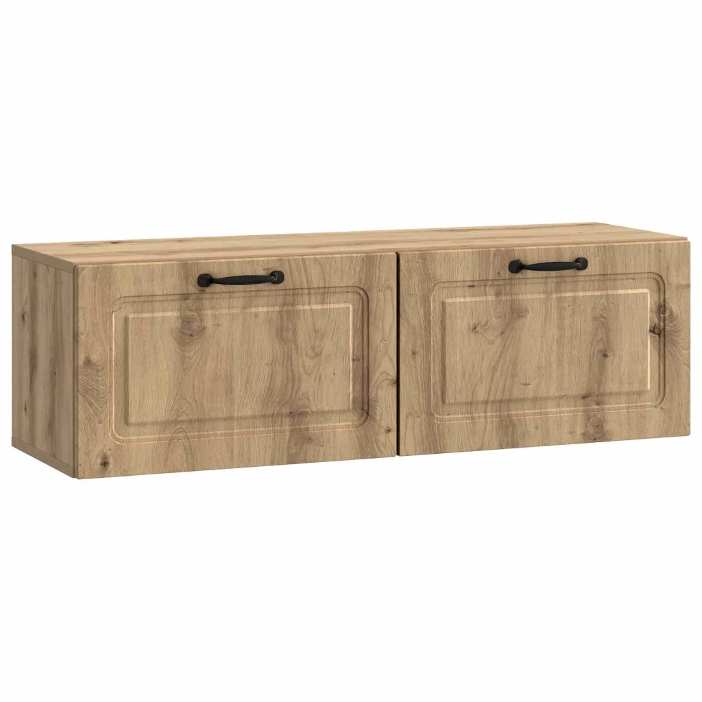 Mobile Porta TV da Muro Rovere Artigianale 98 x 31 x 30 cm 899414