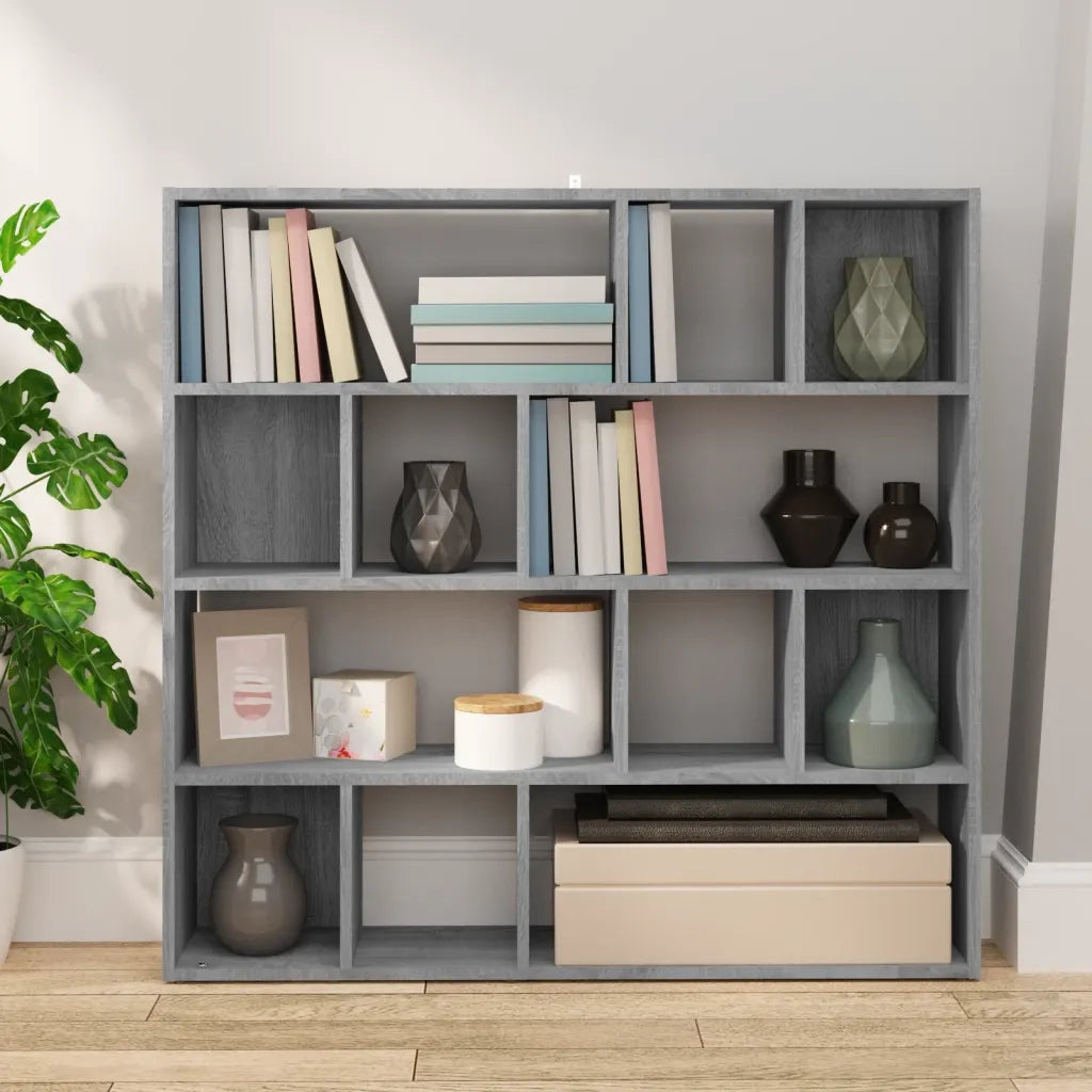 Libreria/Divisorio Ambienti | Divider per stanze | Paravento Grigio Sonoma 105x24x102 cm