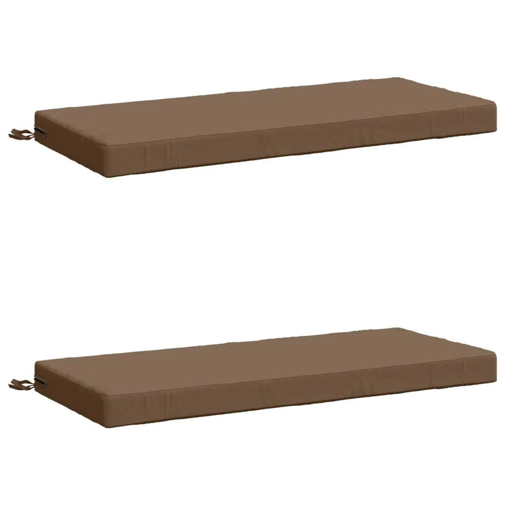 Cuscini per Panchina a 2 Pezzi SOEST 2 pz 100% Poliestere 950187