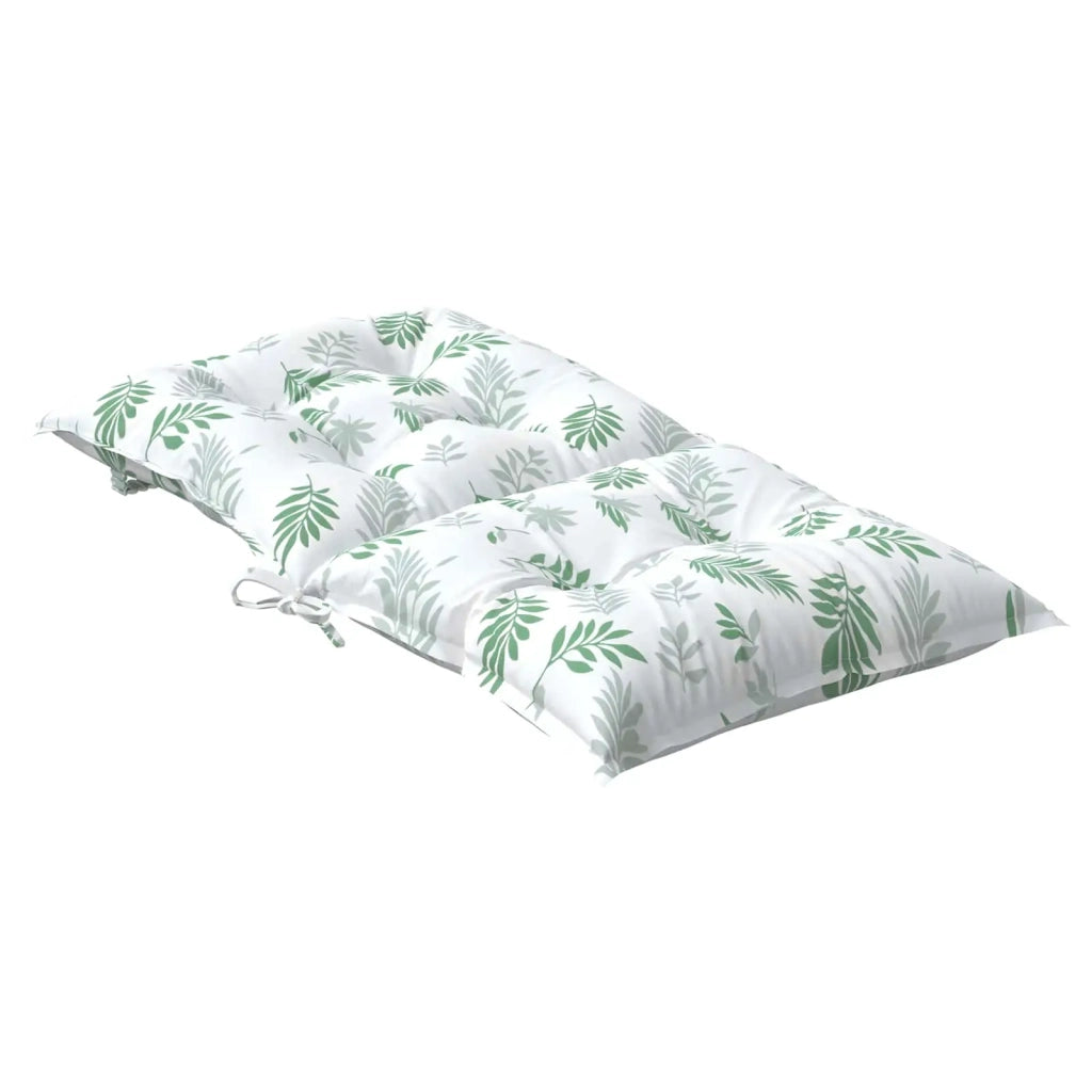 Cuscino da Esterno 6 pcs Bianco 100 x 50 x 7 cm Tessuto