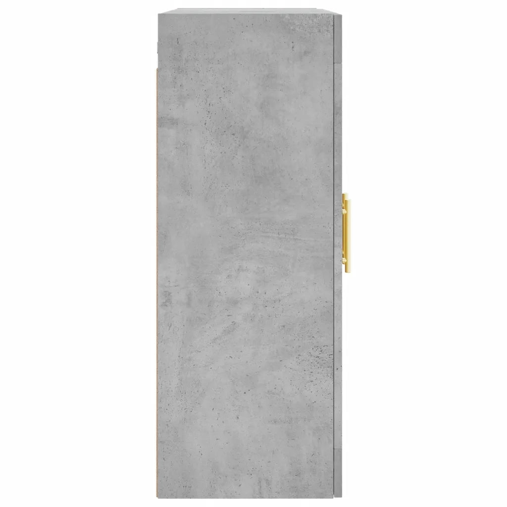 Armadietti a Parete 2 pz Grigio Cemento in Legno Multistrato CFW7517869
