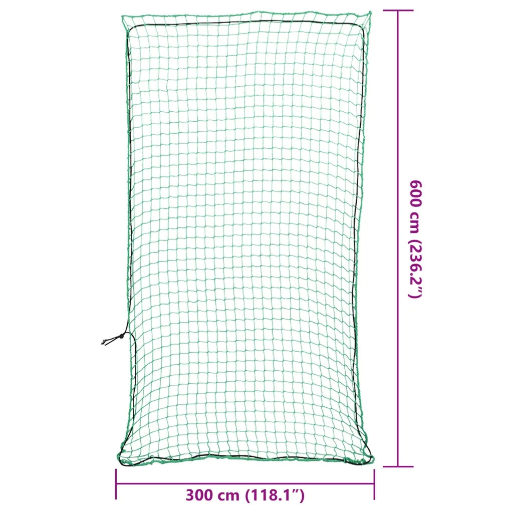 Rete per Rimorchio con Corda Elastica Verde 6x3 m in PP CFW8921278