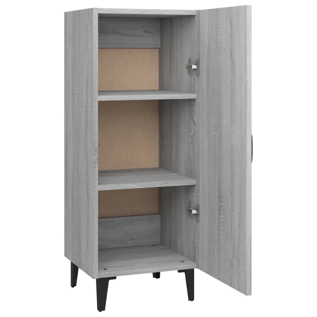 Credenza Grigio Sonoma 34,5x34x90 cm in Legno Multistrato cod mxl 27800