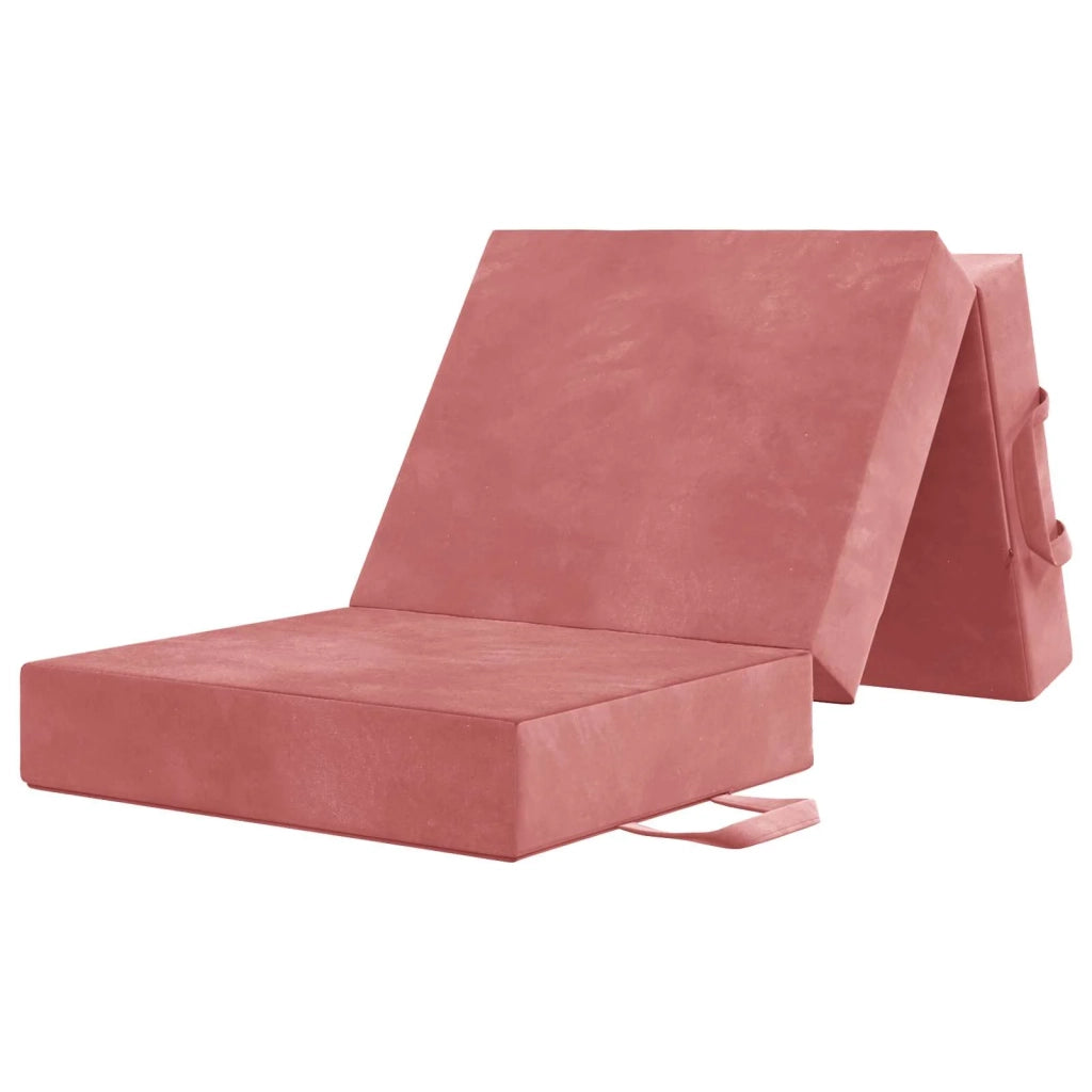 Divano Letto Pieghevole 90 x 67 x 45 cm Rosa 900194