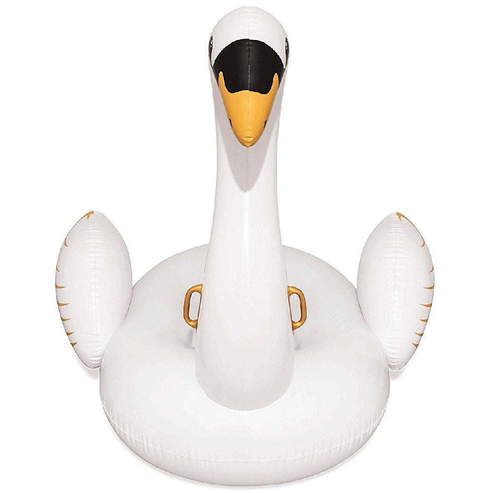 Cigno Fashion Luxury Cavalcabile Gigante 169 X 169 Cm Bianco E Oro Isola         