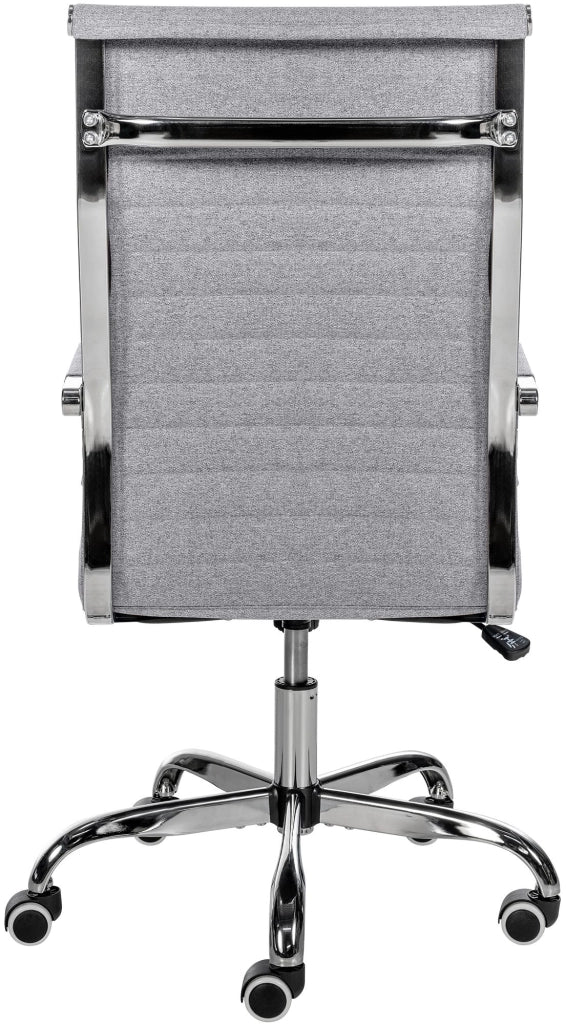 Sedia Da ufficio Amadora grigio,Tessuto
