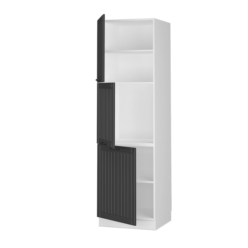 Vicco Mobile per forno da incasso Antracite casa di campagna 60 cm