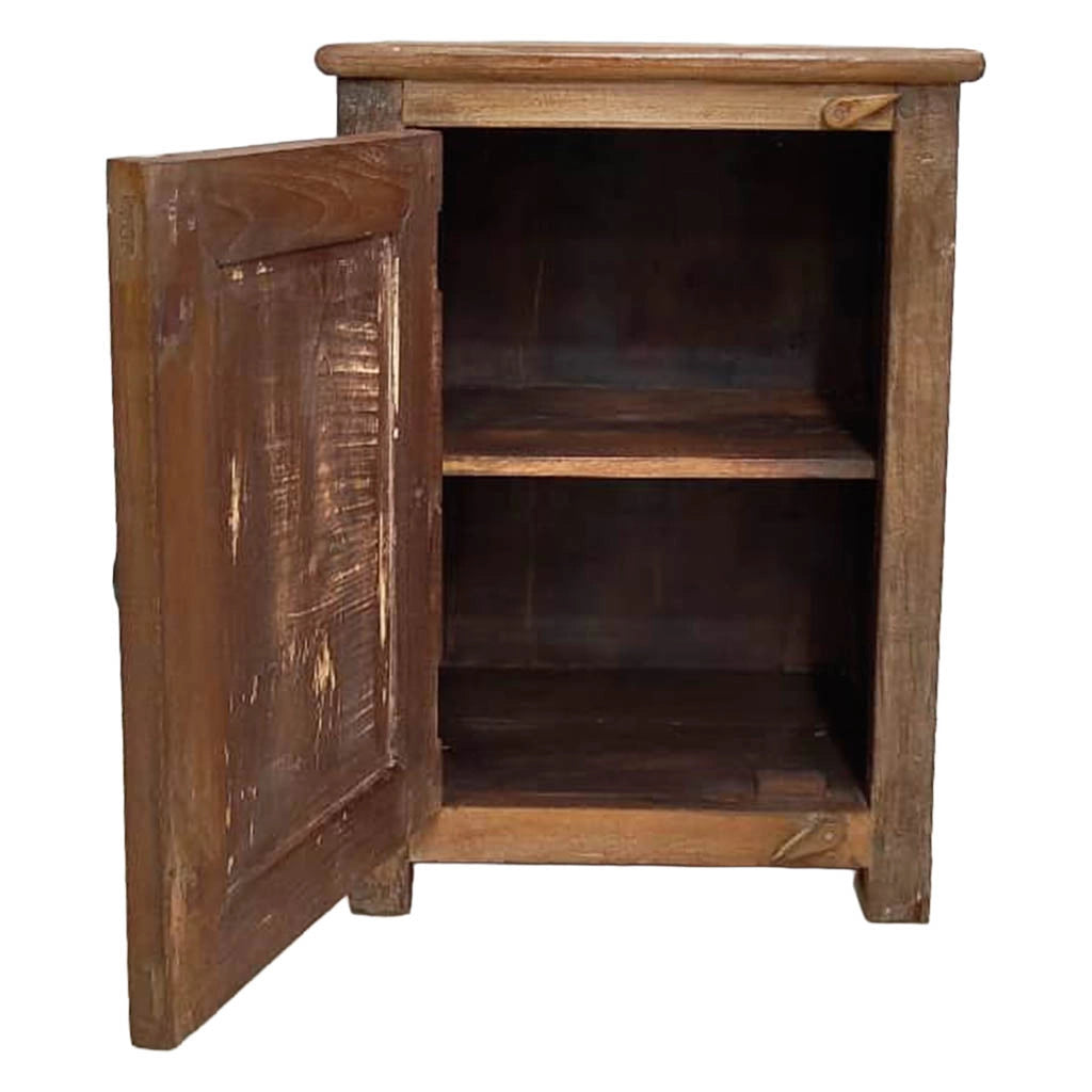 Comodino in legno fatto a mano50x35x73h cm