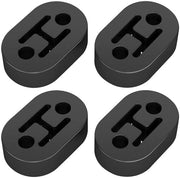 Blocco Sfiato Universale - 2 Fori - 12mm Di Metro - Gomma di Alta Qualità - Resistente allo Shock - Duraturo - 73mm x 47mm x 20mm - Silenziatore di Sfiato