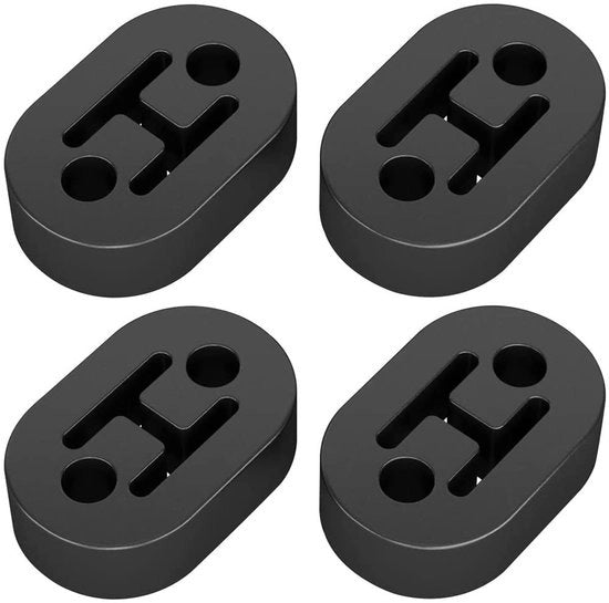 Blocco Sfiato Universale - 2 Fori - 12mm Di Metro - Gomma di Alta Qualità - Resistente allo Shock - Duraturo - 73mm x 47mm x 20mm - Silenziatore di Sfiato