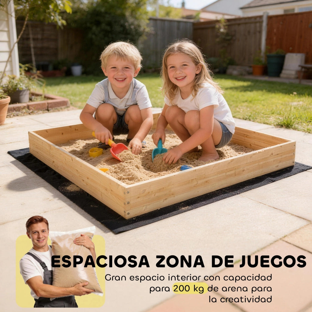 Set giardino per bambini in legno con scivolo e altalena ¨C Minimal ¨C 184x90x56 cm natural