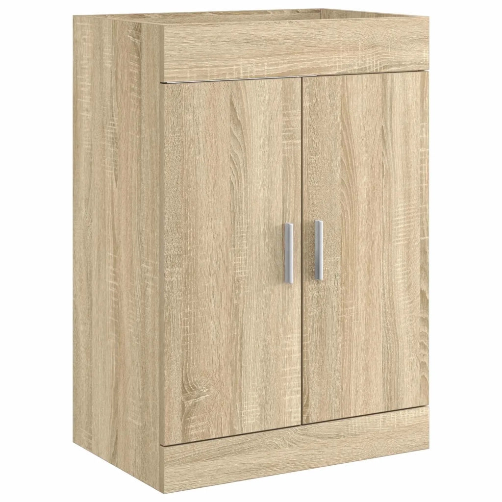 Mobiletto da Bagno Sotto Lavabo Rovere Sonoma 56 x 37,5 x 81 cm 890682