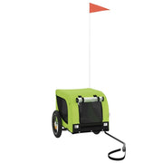 Rimorchio da Bici per Animali Verde e Nero Oxford e Ferro CFW7232817