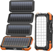 Portatile Solar Power Bank 20000mAh - Caricabatterie solare con ricarica rapida per Telefoni cellulari
