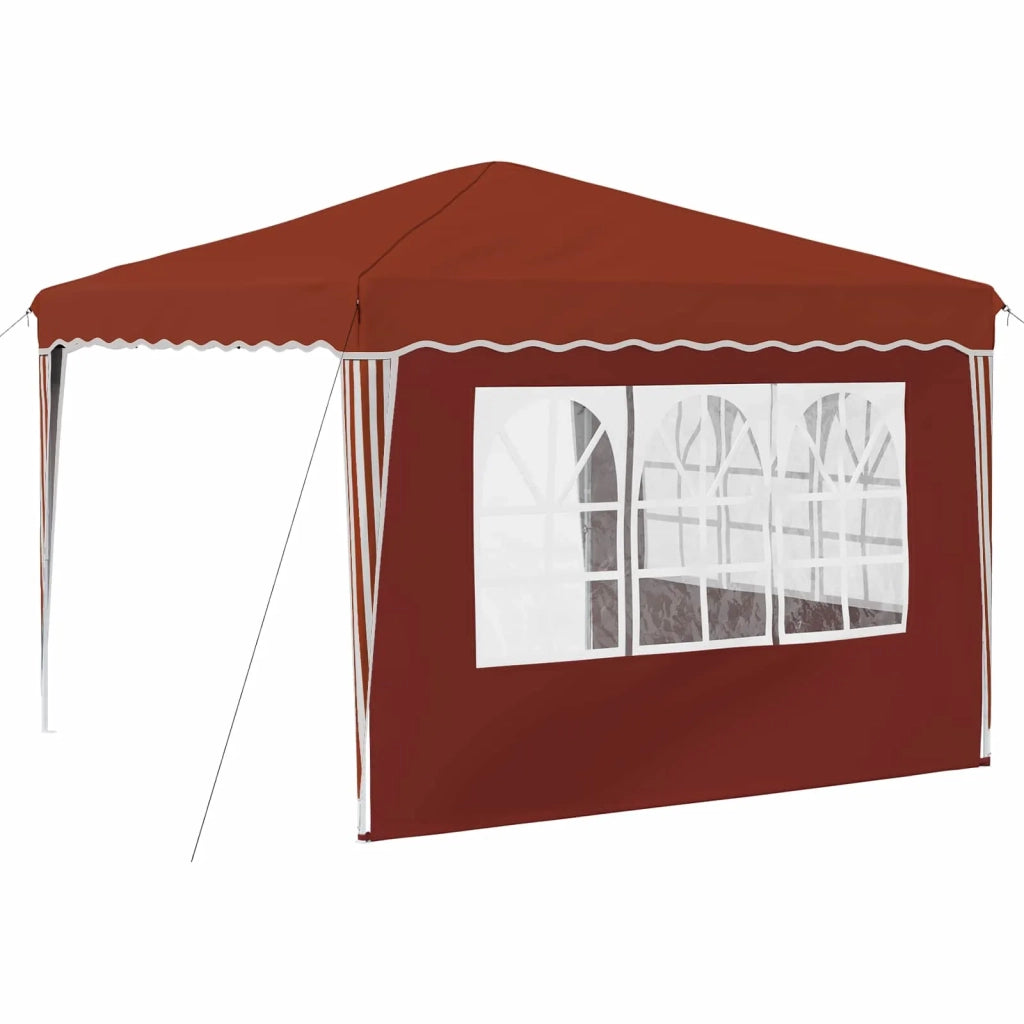 Tenda per feste a pop-up-Gazebo Terracotta 288 x 288 x 245 cm 376242