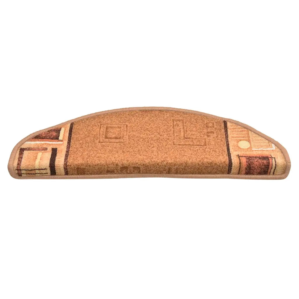 Tappetini per Scale Autoadesivi 10 pz 65x21x4 cm Beige 149833